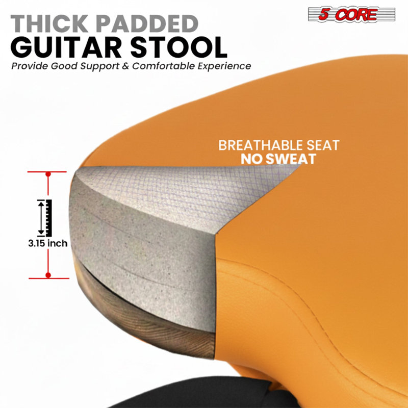 Tabouret 5Core 5,15 po, Orange