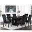 CHAISES NOIR JHOANNA (ENSEMBLE DE 2)