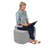 Pro Series Upholstered Cog Ottoman 18" Height-101256096