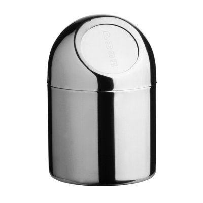 Steel Swing Top Waste Bin - 1L