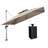 Shalonte 132'' Cantilever Umbrella with Crank Lift Counter Weights with Base in Ground-648751394
