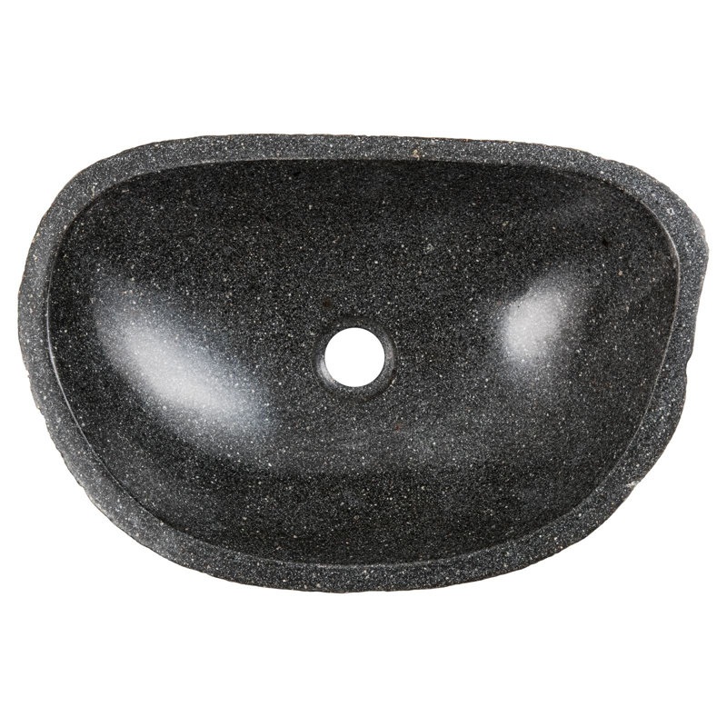 Belfry Bathroom Augustus 470mm L x 380mm W Grey Stone Specialty Sink