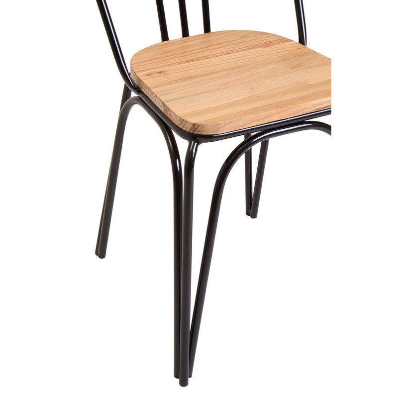46cm H Side Chair, Black
