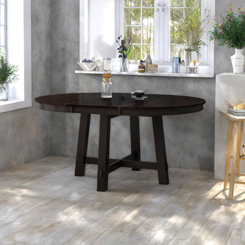 Table de salle à manger extensible Farmhouse, Espresso