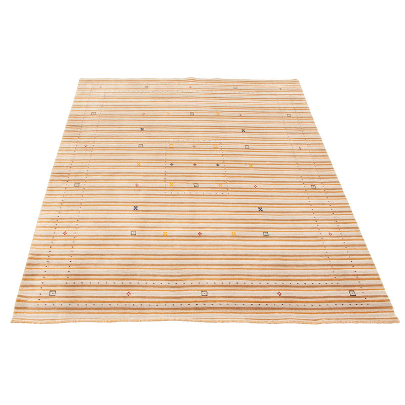 Tapis unique en laine noué à la main 6 pi 1 po x 8 pi 10 po nouvel âge Jeudy