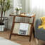 Table de chevet décorative - Pratique et pratique pour la chambre à coucher, table basse en verre