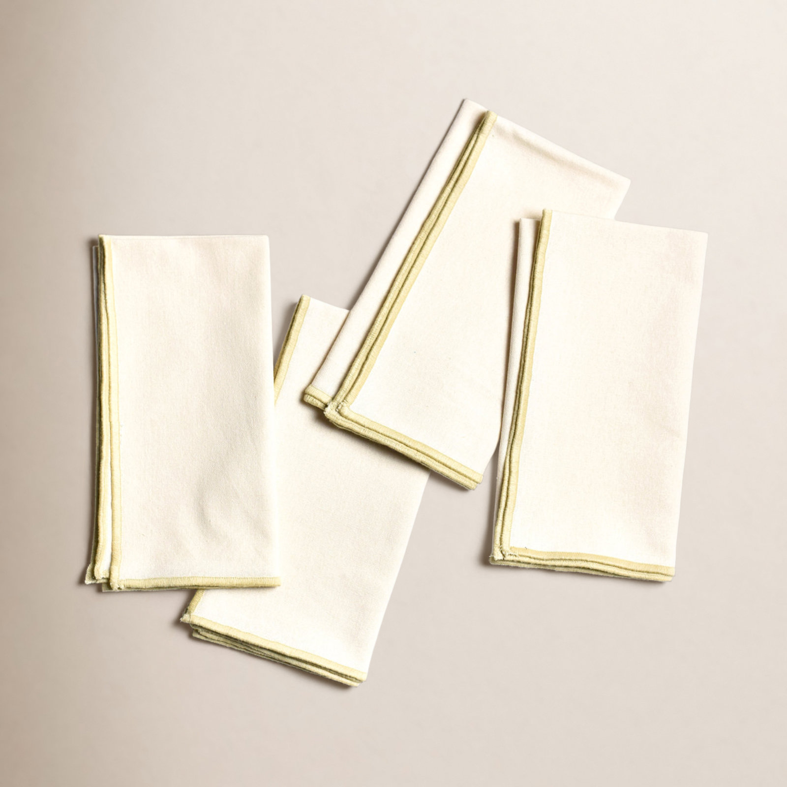 Reversible Napkin, Ecru