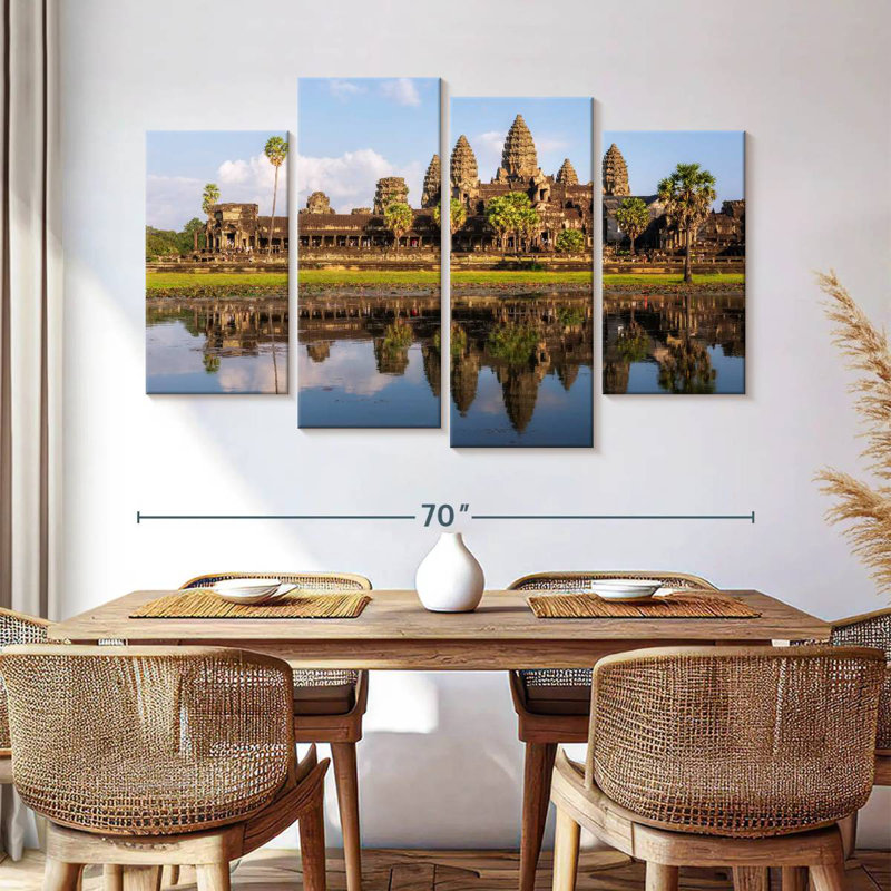 Adella Angkor Wat Reflection, 42" H x 68" W