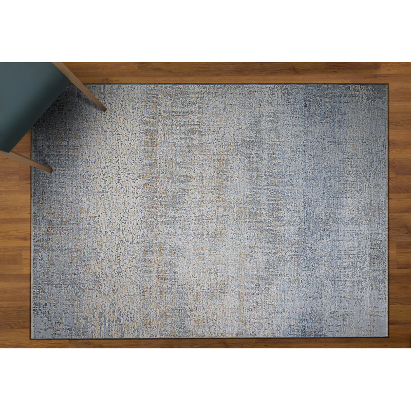 Micaden Abstract Indoor Rug, Rectangle 3'9" x 5'5"