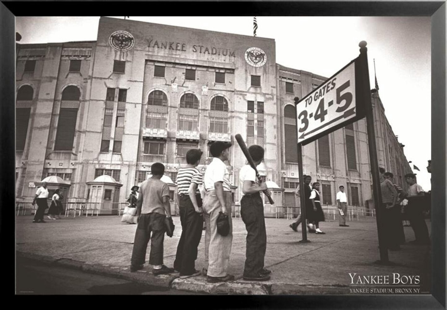 New York Yankees, Old Yankee Stadium, Wall Art Print