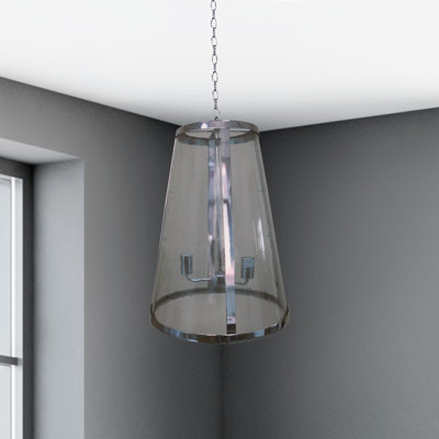 Luminaire suspendu conique unique à 3 lumières Albee