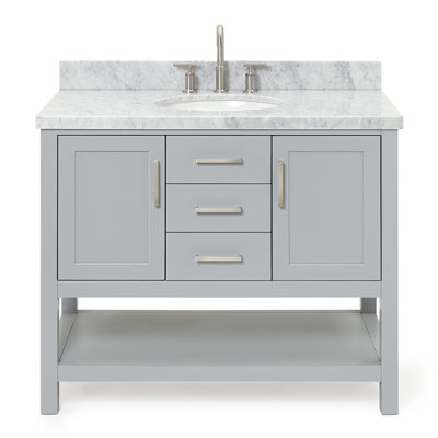Bayhill 61" W Single Bathroom Vanity Set