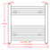 Fairchild Curved Towel Rail Heated Towel Rails