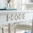 Solid Wood Birch white Dining Table