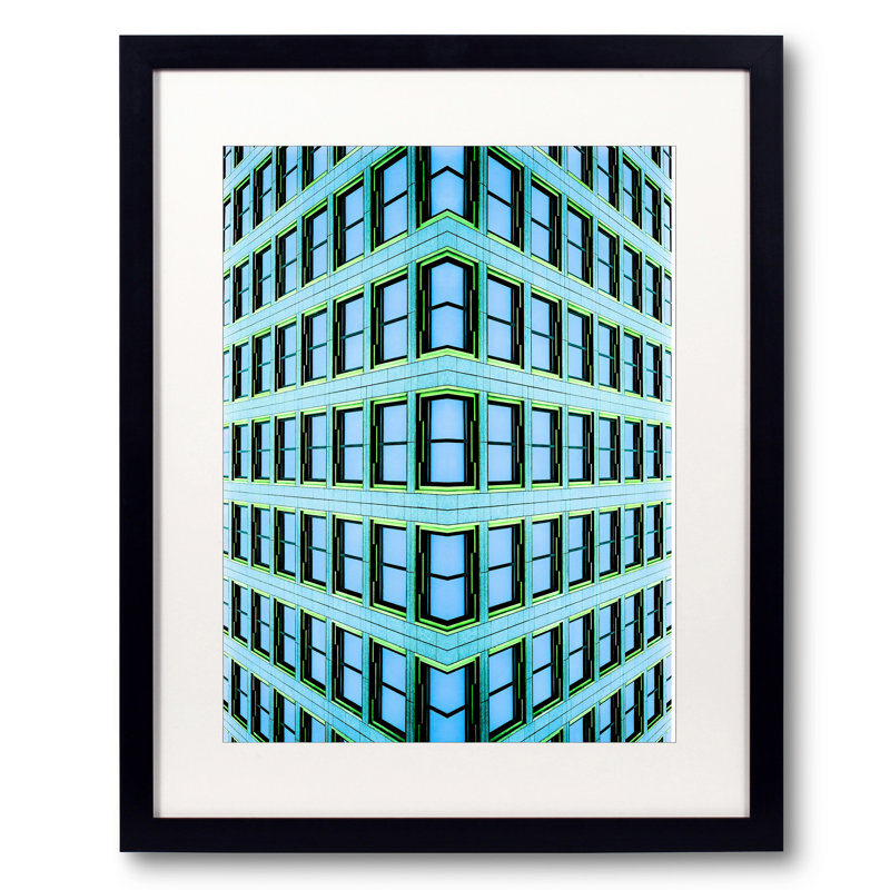 Staring Out My Blue Window Print, 32" H x 24" W