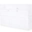 Lit simple TG avec bureau, conduit, charge. Blanc. Composé en bois massif et pour un bureau blanc ou un bureau blanc. Construire