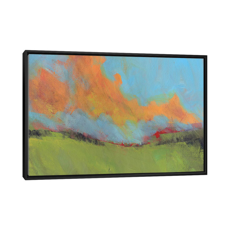« last of light », impression sur toile, H 18 po x l 26 po x P 1,5 po, Toile avec cadre noir, Pas de tapis
