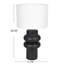 Lampe de table en grès avec abat-jour en lin-1182765426-1182765427
