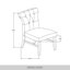 Chaise de salle à manger rembourrée Ast-156788364