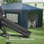 Tente escamotable avec parois latérales 10 pi x 19,5 pi Outsunny-1979908303