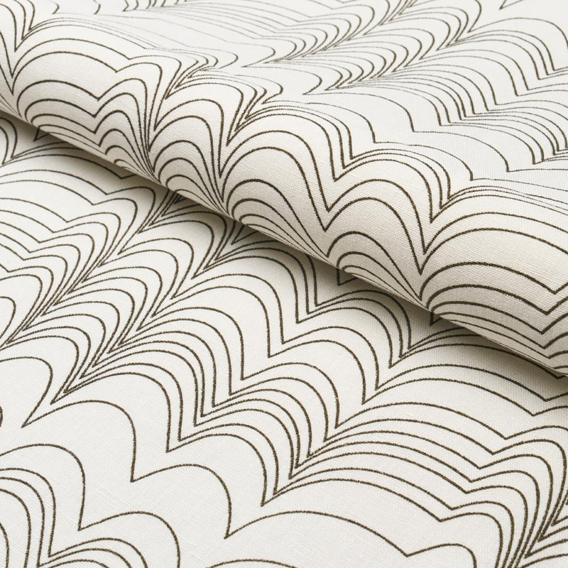 Tissu Schumacher X Studio Bon Richter, Noir