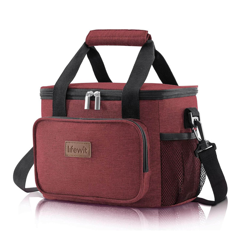Large Lunch Bag(8.5L), Burgundy
