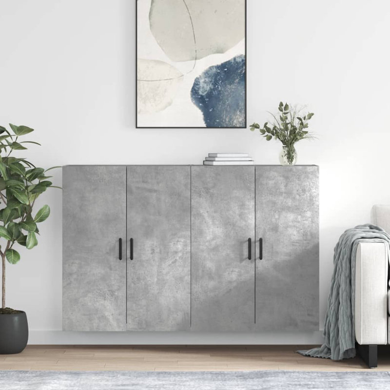 Minahan 69.5cm Sideboard, Concrete Grey