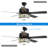 Amberlin 52'' Ceiling Fan with Light Kit