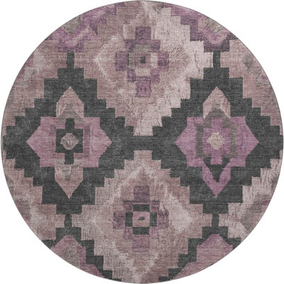 Premium Machine Washable Farolt AMF1894 Aztec Rug