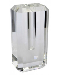 Faceted Glass Table Vase
