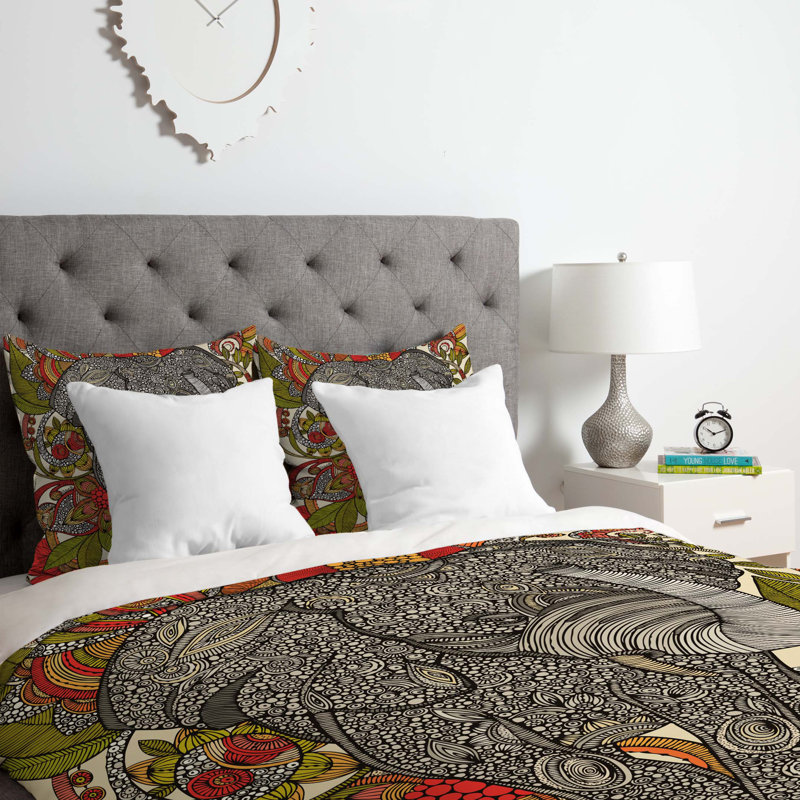 Valentina Ramos Polyester Duvet Cover, Twin/Twin XL Duvet Cover + 1 Standard Sham, polyester