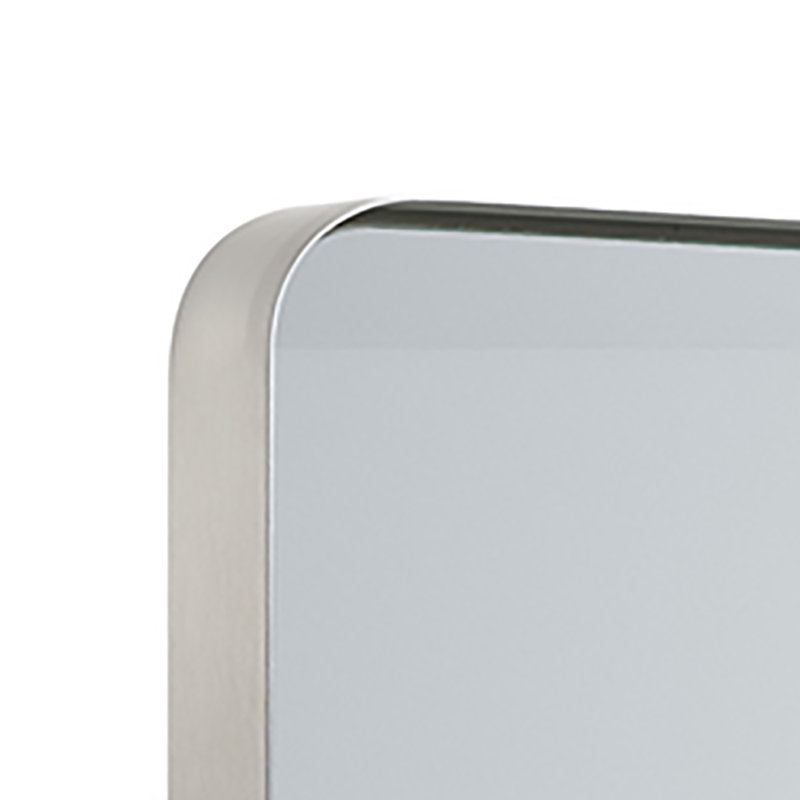 Miroir d'appoint mural avec cadre en métal l 36,01 po x H 30,01 po