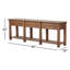 Gardendale 94'' W Solid Wood Console Table