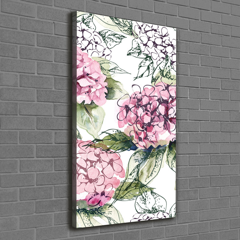 Hydrangea - Wrapped Canvas Print