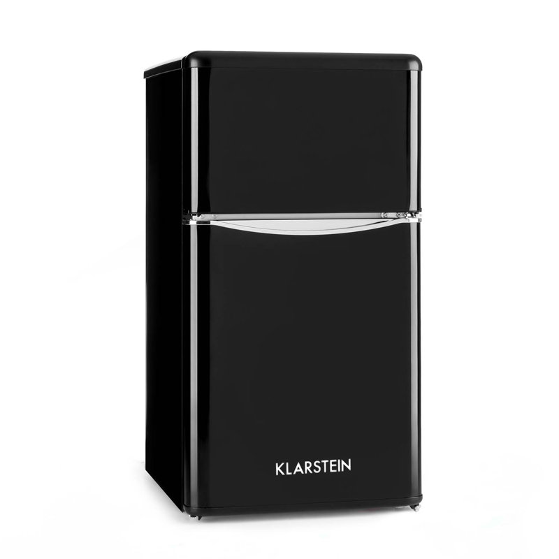 Klarstein Monroe 61m³ L Freestanding Mini Fridge, Black