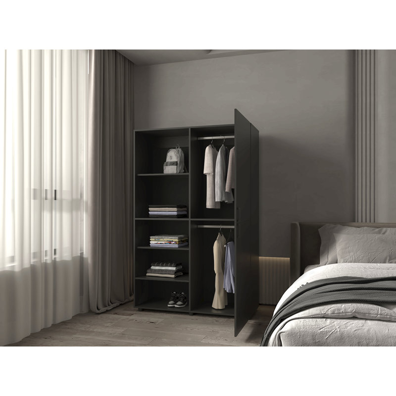 Armoire garde-robe, armoire de bureau, Noir