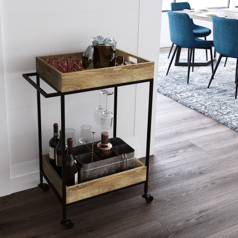 Simons - 24" Bar Cart - Natural