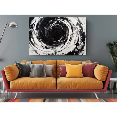 Linus A. Wilson Engourdissement, reproduction sur toile blanche et noire