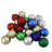 Multi-Color Shatterproof 2 Finish Christmas Ball Ornament