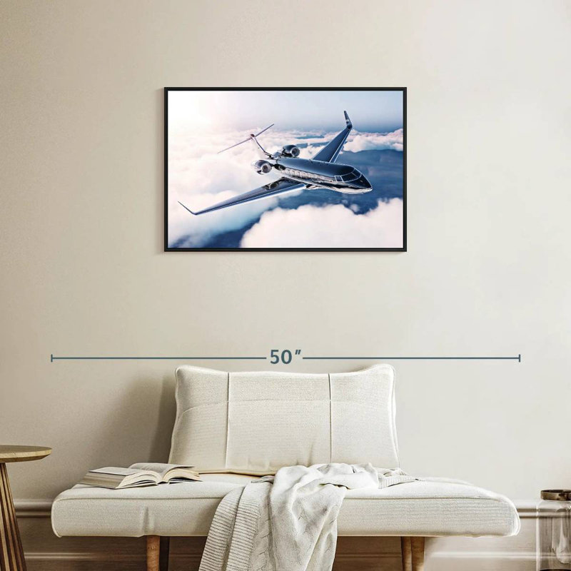 Mehar Private Jet Flight, 21" H x 31" W