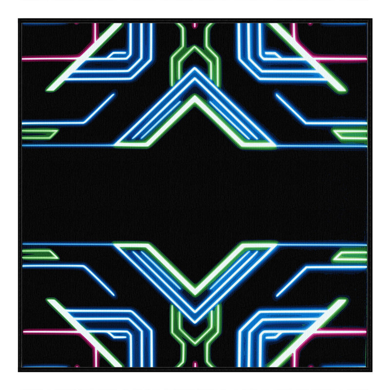Plasma Dusk Rug, Square 6'
