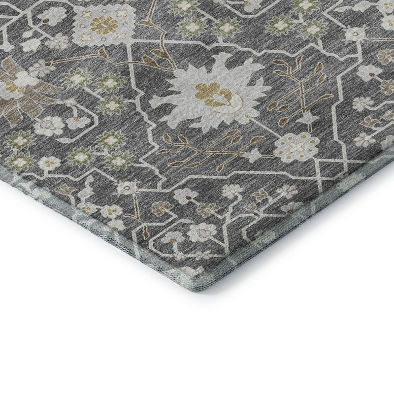 Premium Machine Washable Colmenero AMF1009 Oriental Rug, Rectangle 2'6" x 3'10"