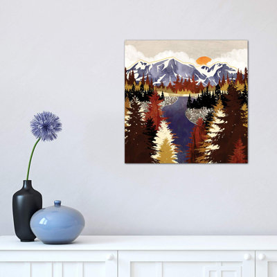 Autumn River - Wrapped Canvas Print