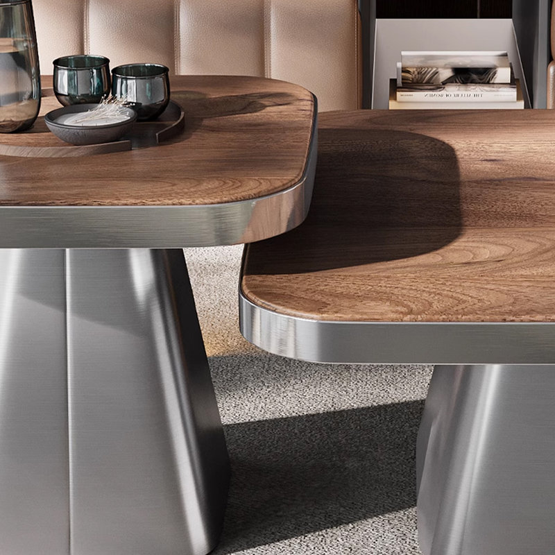 Walnut simple and versatile coffee table