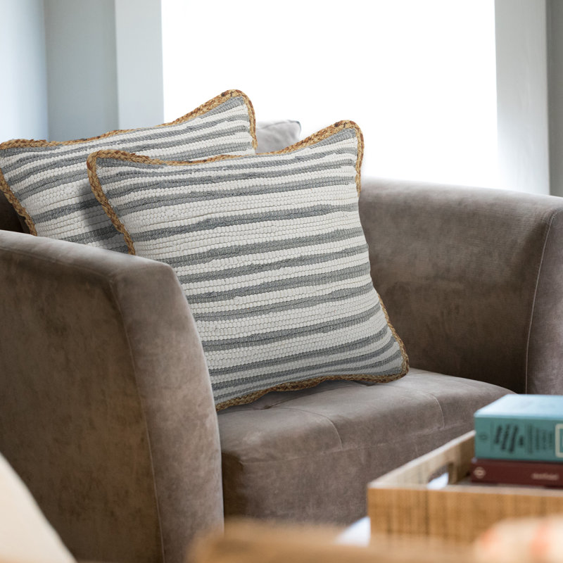 Asuncion Striped Throw Pillow Set of 2