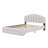 Upholstered Platform Bed With Drawer-1106813773