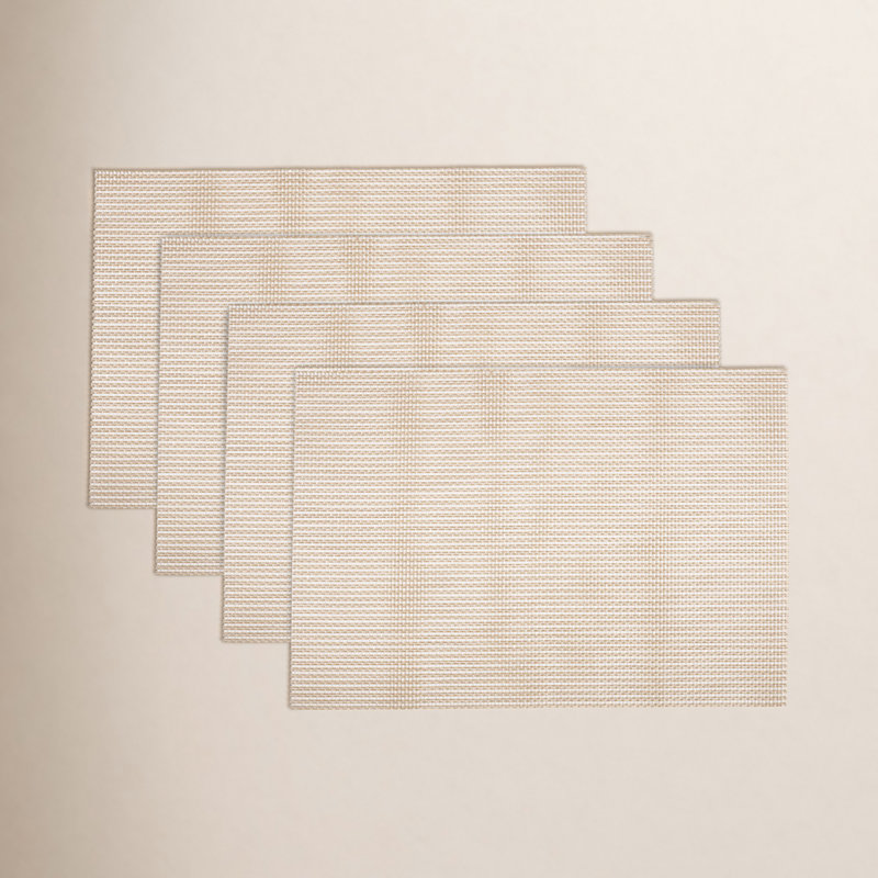 Madrid Rectangle Placemat, Beige