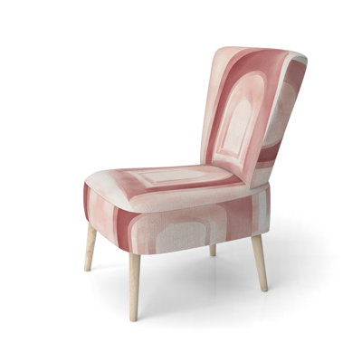Chaise d'appoint Abstract Art Deco - Chaise d'appoint Blush Arch Glow III