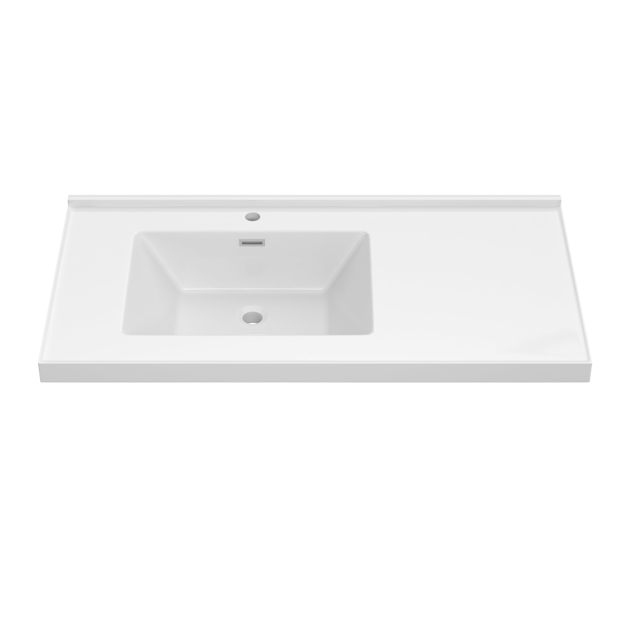 GETPRO 42.4'' Solid Surface Single Bathroom Vanity Top with Sink | Wayfair