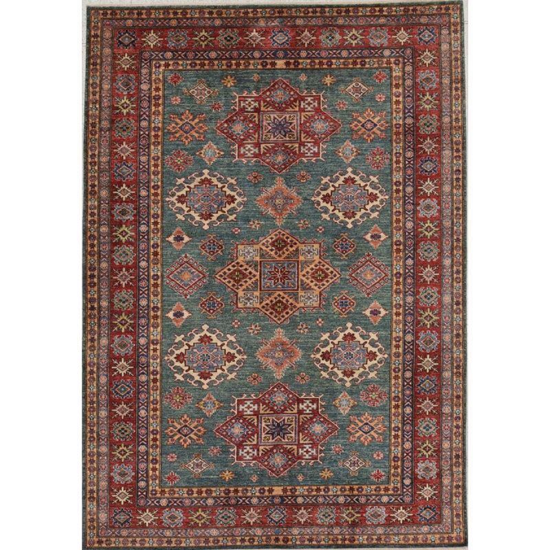 Traditional One-of-a-Kind Rectangle 5'8" X 8'8" Hand Knotted Area Rug